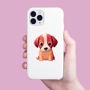 Adorable Puppy Decorative Sticker 