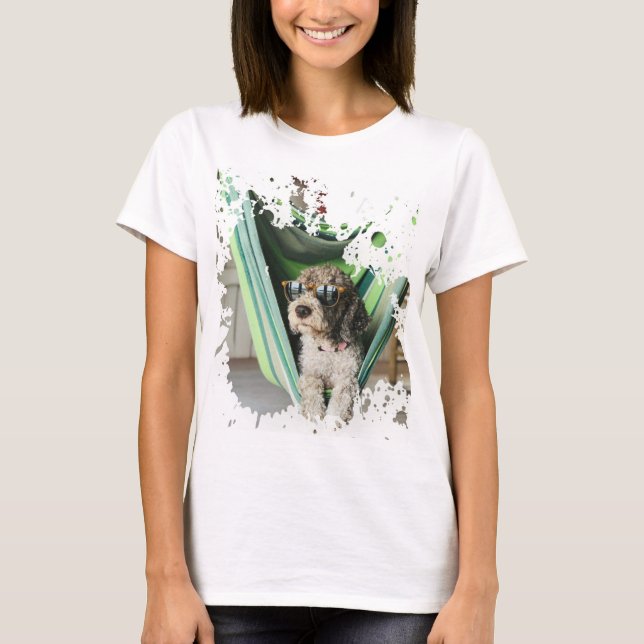 Adorable Puppy Design T-Shirt (Front)