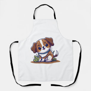 Adorable Puppy Love Classic T-Shirt Apron