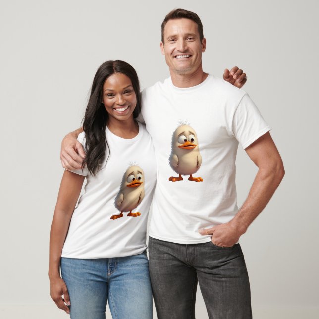 Adorable Puzzled Chick T-Shirt (Unisex)