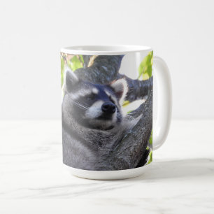 Adorable Racoon In a Tree Coffee Mug