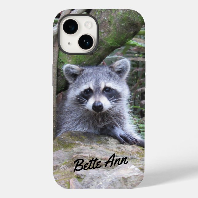Adorable Racoon Phone Case (Back)