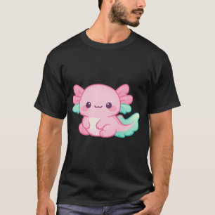 Adorable Red Coloured Kawaii Fish Cartoon Sticker  T-Shirt
