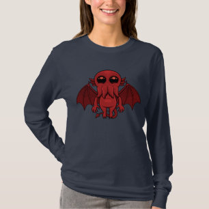 Adorable Red Cthulhu Sea Monster T-Shirt