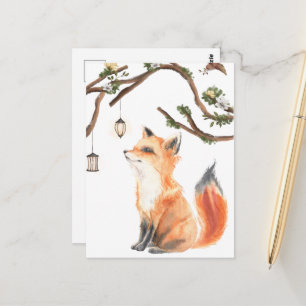 Adorable Red Fox Postcard