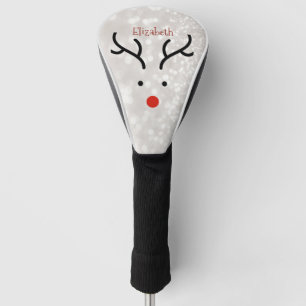 Adorable Reindeer Face,Bokeh    Golf Head Cover