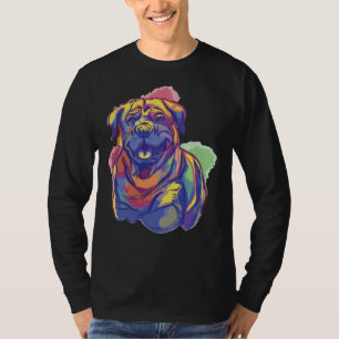 Adorable Rottweiler Dog Rott Mom Rottie Lover Wat T-Shirt