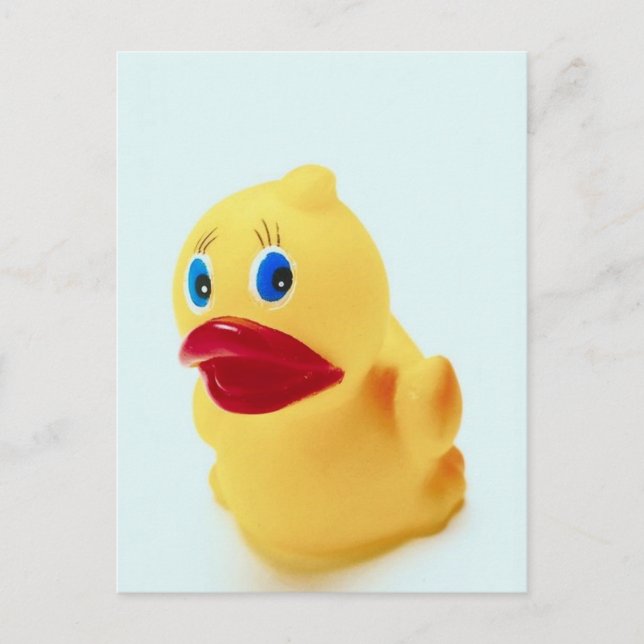 Adorable Rubber Duck Postcard (Front)