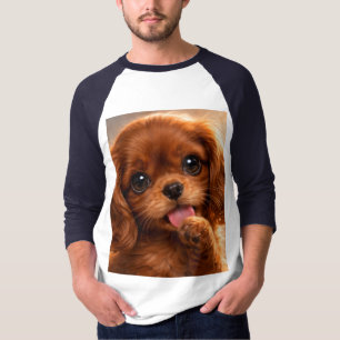 Adorable Ruby Cavalier Spaniel T-Shirt