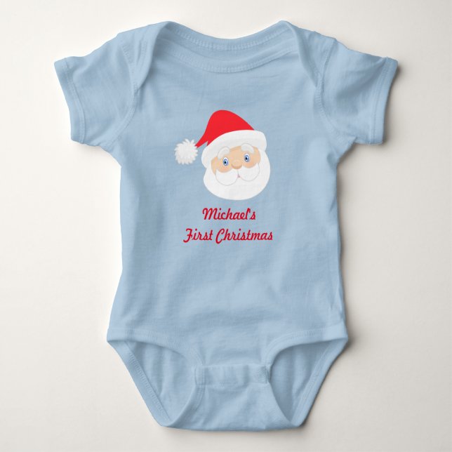 Adorable Santa Baby Bodysuit (Front)