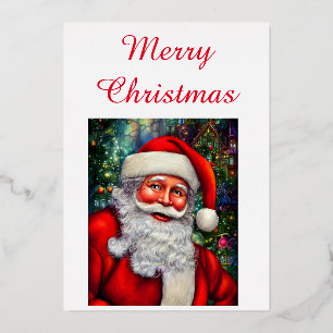 Adorable Santa Claus Merry Christmas
