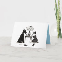 Adorable Schnauzer Card