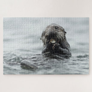 Adorable Sea Otter Jigsaw Puzzle