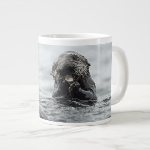 Adorable Sea Otter Large Coffee Mug