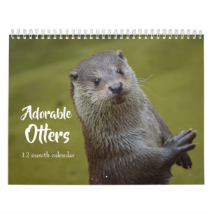 Adorable Sea Otters 2026 Calendar