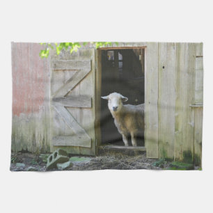Adorable Sheep Tea Towel