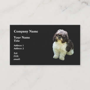 Adorable Shih Tzu Puppy Business Card