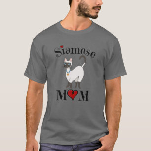 Adorable Siamese Mum, Funny Siamese Cat Mum Gift T-Shirt
