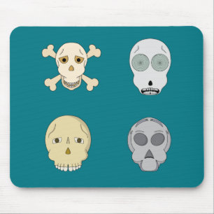 Adorable Skulls Collection Mouse Pad