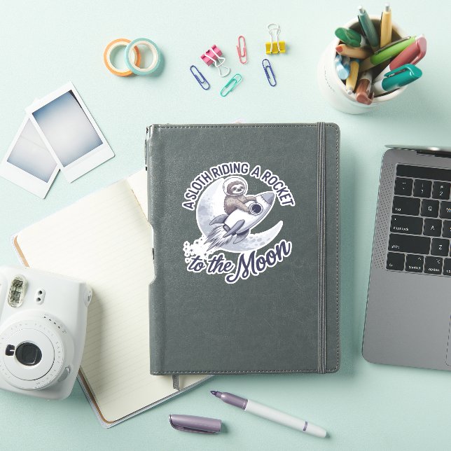 Adorable Sloth Astronaut Riding (iPad Cover)