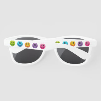 "Adorable Smile Emoji Pattern Collection" Sunglasses