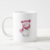 Adorable Snowman Mug 