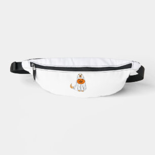 Adorable Spooky Golden Retriever Ghost Classic T-S Bum Bags