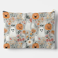 Adorable Spooky Season Ghost Makeup Bag
