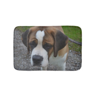 Adorable St Bernard Bath Mat