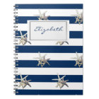 Adorable Starfish ,Navy Blue Stripes-Personalised