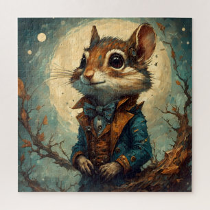 Adorable Steampunk Chipmunk Jigsaw Puzzle