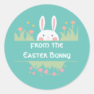 Adorable stickers for kids from the Easter bunny