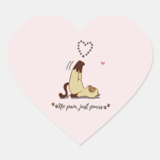Adorable Stretching Cat Sticker for Cat Lovers