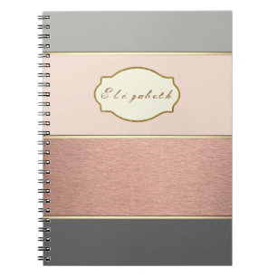 Adorable Striped,Colourful -Personalised Notebook