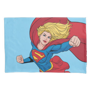 Adorable Supergirl Stance Pillowcase