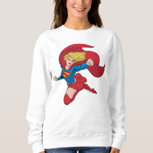 Adorable Supergirl Stance Sweatshirt