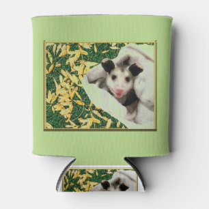 Adorable Sweet Baby Opossum Can Cooler
