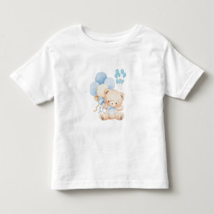Adorable Sweet Bear with Balloons – Lovely Design Toddler T-Shirt