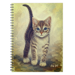 Adorable Tabby Kitten Notebook