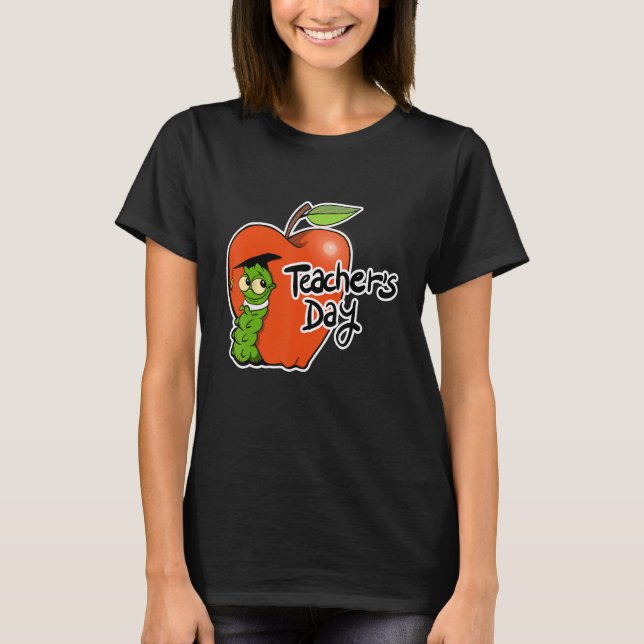 Adorable Teacher's Day Apple Design - Perfect for  T-Shirt (Front)