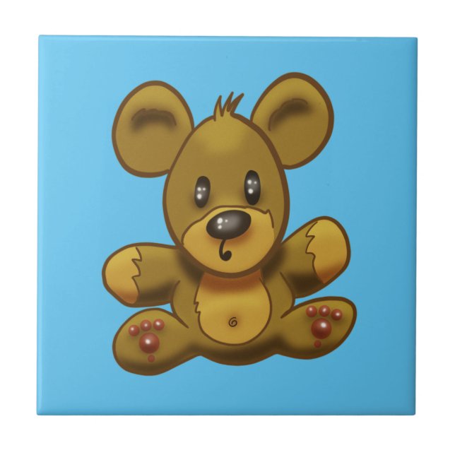 Adorable Teddy Bear Tile (Front)