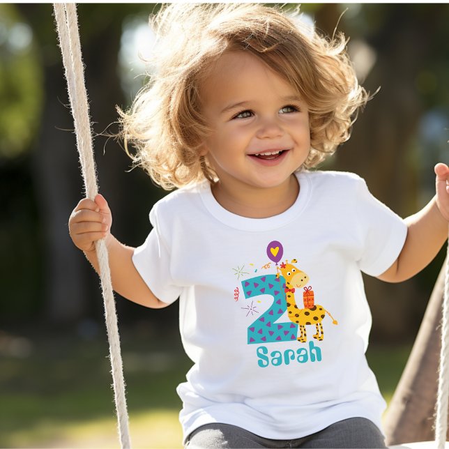 Adorable Toddler Birthday #2 Girls T-Shirt (Creator Uploaded)