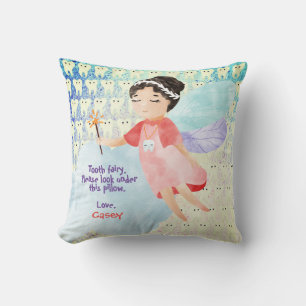 Adorable Tooth Fairy Pillow for Girls - Cute Teeth