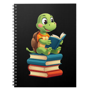 Adorable Turtle Reading Books (4)