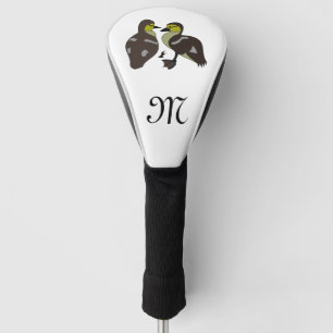 Adorable Twin Baby Duckling Huddling Cartoon Golf Head Cover