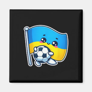 Adorable Ukrainian Bynner Fan Ukraine Flag Cute Ca Magnet