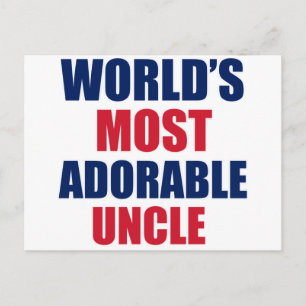 Adorable Uncle Postcard