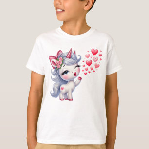 Adorable Unicorn Illustration T-Shirt