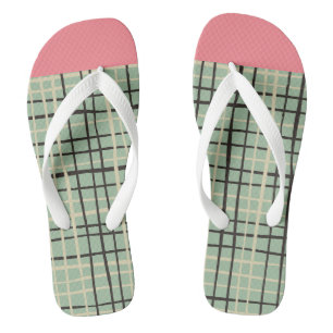 Adorable unique mix and match l Scottish Pink Jandals