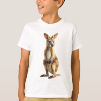 Adorable Wallaby Portrait Fine Art Print